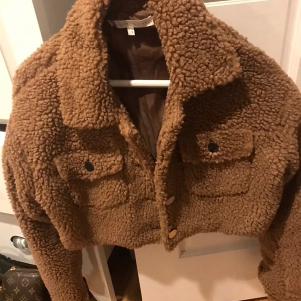 Mini teddy Crop Jacket/ top